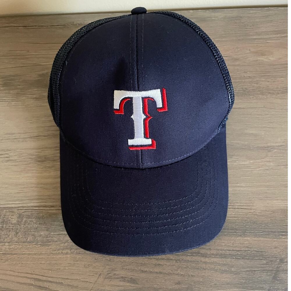 Texas Rangers Primrose Schools Proud Partner Trucker Hat Cap America MLB